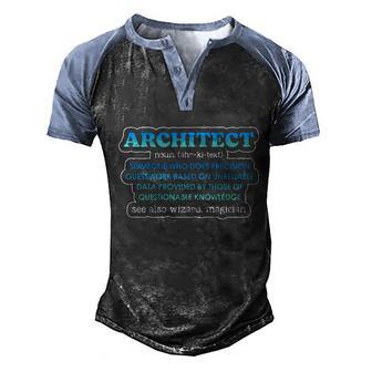 Architect Designer Draw Design Structure Planner Architect Cute Gift Graphic Design Printed Casual Daily Basic Men's Henley Shirt Raglan Sleeve 3D Print T-shirt - Thegiftio UK