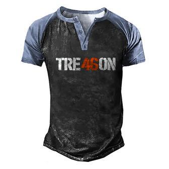 Barron Trump Tre46on New Lily Ultra Maga Ward Graphic Design Printed Casual Daily Basic Men's Henley Shirt Raglan Sleeve 3D Print T-shirt - Thegiftio UK