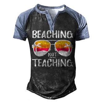 Beaching Not Teaching Men's Henley Shirt Raglan Sleeve 3D Print T-shirt - Thegiftio UK