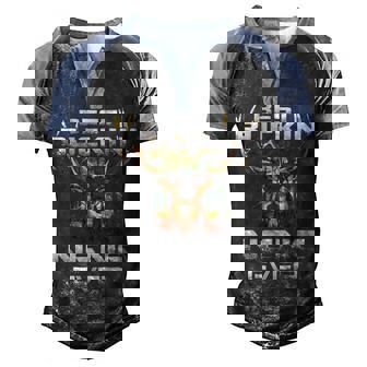 Best Buckin Nene Ever Hunting Hunter Gift Men's Henley Shirt Raglan Sleeve 3D Print T-shirt - Thegiftio