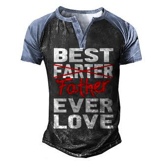 Best Farter V2 Men's Henley Shirt Raglan Sleeve 3D Print T-shirt - Seseable