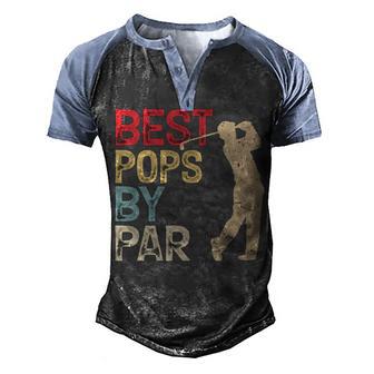 Best Pops By Par Back Design Men's Henley Shirt Raglan Sleeve 3D Print T-shirt - Thegiftio UK