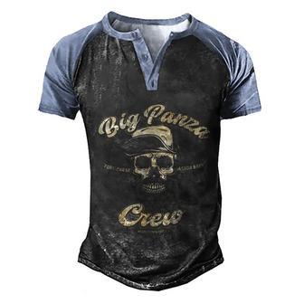 Big Panza Crew Chingon Men's Henley Shirt Raglan Sleeve 3D Print T-shirt - Thegiftio UK