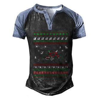 Bike Ornament Graphic Design Printed Casual Daily Basic Men's Henley Shirt Raglan Sleeve 3D Print T-shirt - Thegiftio UK