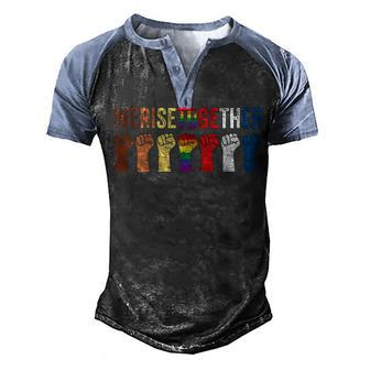 Black History Month T S Black History Men's Henley Shirt Raglan Sleeve 3D Print T-shirt - Thegiftio UK