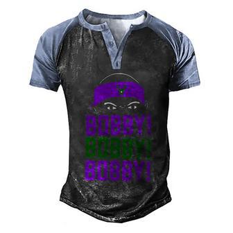 Bobby Bobby Bobby Milwaukee Basketball Men's Henley Shirt Raglan Sleeve 3D Print T-shirt - Thegiftio UK