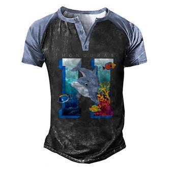 Bolsa De Empleos Honduras Men's Henley Shirt Raglan Sleeve 3D Print T-shirt - Thegiftio UK
