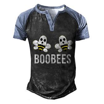 Boo Bees Halloween Boobees Graphic Design Printed Casual Daily Basic Men's Henley Shirt Raglan Sleeve 3D Print T-shirt - Thegiftio UK