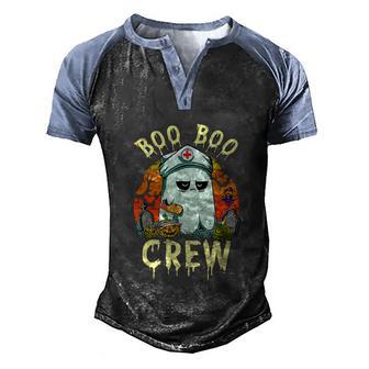 Boo Boo Crew Nurse Ghost Funny Halloween Costume Graphic Design Printed Casual Daily Basic Men's Henley Shirt Raglan Sleeve 3D Print T-shirt - Thegiftio UK