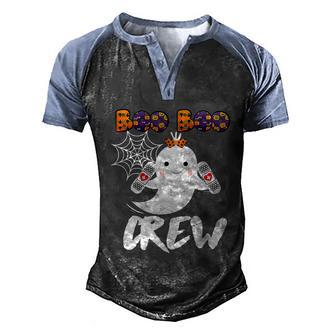 Boo Boo Crew Nurse Shirt Funny Halloween Costume Men's Henley Shirt Raglan Sleeve 3D Print T-shirt - Thegiftio UK