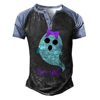 Boo Yall Graphic Design Printed Casual Daily Basic Men's Henley Shirt Raglan Sleeve 3D Print T-shirt - Thegiftio UK