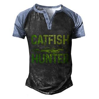 Catfish Hunter Catfishing Fishing Fisherman Gift Graphic Design Printed Casual Daily Basic Men's Henley Shirt Raglan Sleeve 3D Print T-shirt - Thegiftio UK