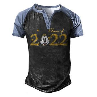 Class Of 2022 Graduation Graphic Design Printed Casual Daily Basic Men's Henley Shirt Raglan Sleeve 3D Print T-shirt - Thegiftio UK