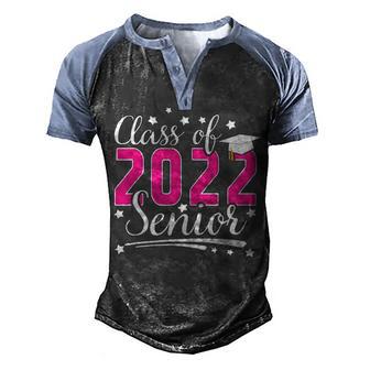 Class Of 2022 Senior Graduation Gift 1 Men's Henley Shirt Raglan Sleeve 3D Print T-shirt - Thegiftio UK