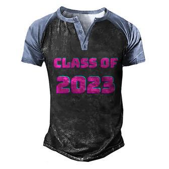 Class Of 2023 Senior Graduate Students Teens Great Gift Graphic Design Printed Casual Daily Basic Men's Henley Shirt Raglan Sleeve 3D Print T-shirt - Thegiftio UK