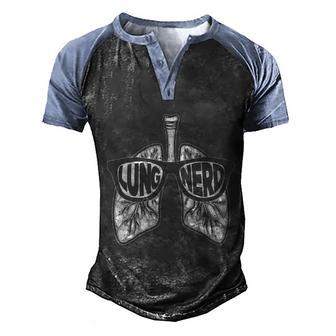 Cool Respiratory Therapy Lung Nerd Doctor Rt Gift Graphic Design Printed Casual Daily Basic Men's Henley Shirt Raglan Sleeve 3D Print T-shirt - Thegiftio UK