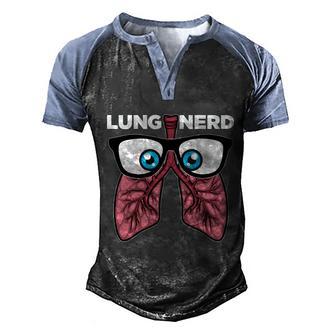 Cool Respiratory Therapy Lung Nerd Doctor Rt Gift Graphic Design Printed Casual Daily Basic V4 Men's Henley Shirt Raglan Sleeve 3D Print T-shirt - Thegiftio UK