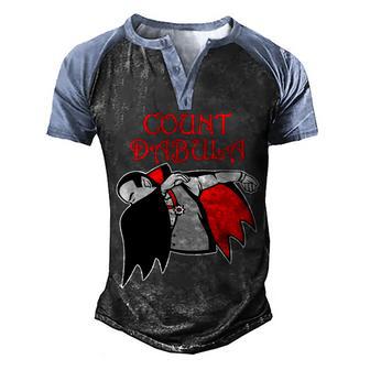 Count Dabula Halloween Graphic Design Printed Casual Daily Basic V2 Men's Henley Shirt Raglan Sleeve 3D Print T-shirt - Thegiftio UK