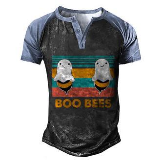 Cute Halloween Funny Halloween Day Boo Bees Boobies Graphic Design Printed Casual Daily Basic Men's Henley Shirt Raglan Sleeve 3D Print T-shirt - Thegiftio UK