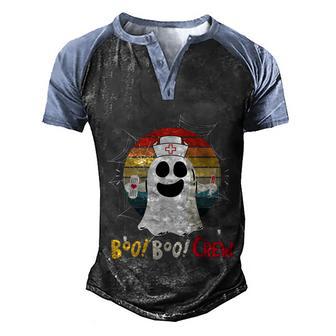 Cute Halloween Funny Halloween Day Boo Boo Crew Graphic Design Printed Casual Daily Basic Men's Henley Shirt Raglan Sleeve 3D Print T-shirt - Thegiftio UK