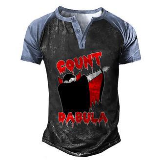 Cute Halloween Funny Halloween Day Count Dabula Bloody Vampire Halloween Men's Henley Shirt Raglan Sleeve 3D Print T-shirt - Thegiftio UK