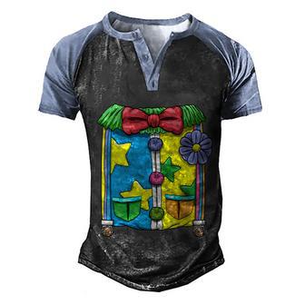 Cute Halloween Funny Halloween Day Funny Clown Halloween Costume Suit Men's Henley Shirt Raglan Sleeve 3D Print T-shirt - Thegiftio UK