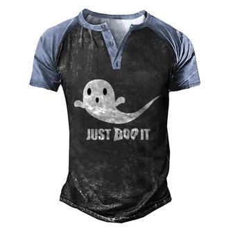 Cute Halloween Funny Halloween Day Just Boo It Graphic Design Printed Casual Daily Basic Men's Henley Shirt Raglan Sleeve 3D Print T-shirt - Thegiftio UK