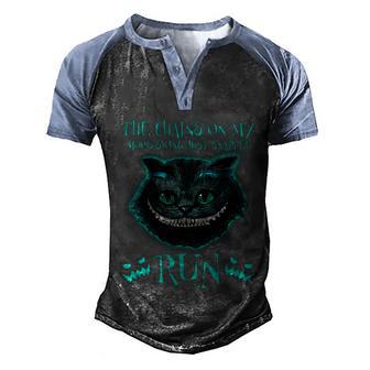 Cute Halloween Funny Halloween Day The Chains On My Mood Swings Just Snapped R Men's Henley Shirt Raglan Sleeve 3D Print T-shirt - Thegiftio UK