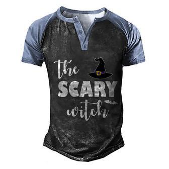 Cute Halloween Funny Halloween Day The Scary Witch Graphic Design Printed Casual Daily Basic Men's Henley Shirt Raglan Sleeve 3D Print T-shirt - Thegiftio UK