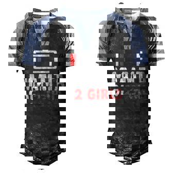 Cute Mamita Of 2 Girls Mothers Day Mom Birthday Women Funny Men's Henley Shirt Raglan Sleeve 3D Print T-shirt - Thegiftio