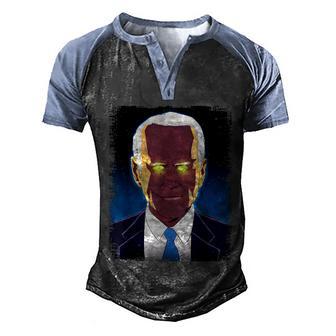 Dark Brandon Anti Biden Graphic Design Printed Casual Daily Basic Men's Henley Shirt Raglan Sleeve 3D Print T-shirt - Thegiftio UK