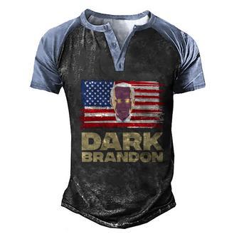 Dark Brandon Lets Go Brandon Joe Biden Graphic Design Printed Casual Daily Basic Men's Henley Shirt Raglan Sleeve 3D Print T-shirt - Thegiftio UK