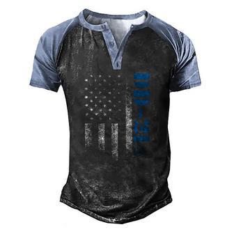 Dd 214 Alumni Graphic Design Printed Casual Daily Basic Men's Henley Shirt Raglan Sleeve 3D Print T-shirt - Thegiftio UK