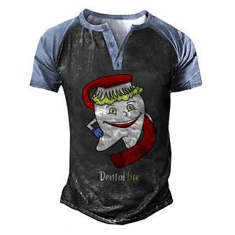 Dentist Dental Assistant Dental Hygienist Gift Graphic Design Printed Casual Daily Basic V6 Men's Henley Shirt Raglan Sleeve 3D Print T-shirt - Thegiftio UK