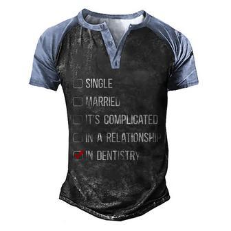 Dentist Dental Assistant Hygienist Meaningful Gift Graphic Design Printed Casual Daily Basic Men's Henley Shirt Raglan Sleeve 3D Print T-shirt - Thegiftio UK