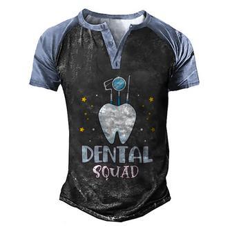 Dentist Dentistry Dental Squad Assistant Hygienist Gift Graphic Design Printed Casual Daily Basic Men's Henley Shirt Raglan Sleeve 3D Print T-shirt - Thegiftio UK