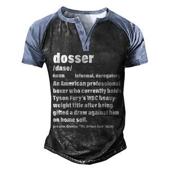 Dosser Definition Graphic Design Printed Casual Daily Basic Men's Henley Shirt Raglan Sleeve 3D Print T-shirt - Thegiftio UK