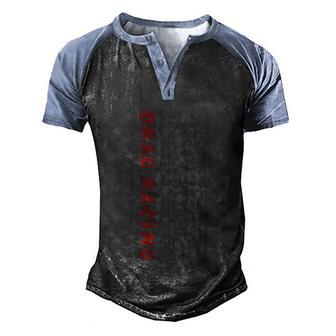 Drag Race Vintage Patriotic American Flag Drag Racing Graphic Design Printed Casual Daily Basic Men's Henley Shirt Raglan Sleeve 3D Print T-shirt - Thegiftio UK