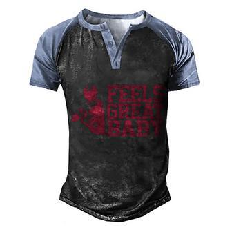 Feels Great Baby Jimmy G Football Vintage Graphic Design Printed Casual Daily Basic Men's Henley Shirt Raglan Sleeve 3D Print T-shirt - Thegiftio UK