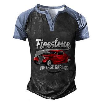 Firestone Graphic Design Printed Casual Daily Basic Men's Henley Shirt Raglan Sleeve 3D Print T-shirt - Thegiftio UK