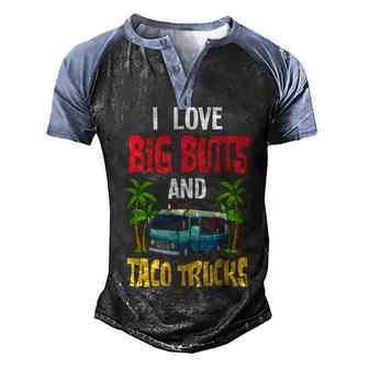 Food Truck Gift Taco Truck Mexican Food T Shir Men's Henley Shirt Raglan Sleeve 3D Print T-shirt - Thegiftio UK