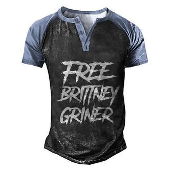 Free Brittney Griner Graphic Design Printed Casual Daily Basic Men's Henley Shirt Raglan Sleeve 3D Print T-shirt - Thegiftio UK