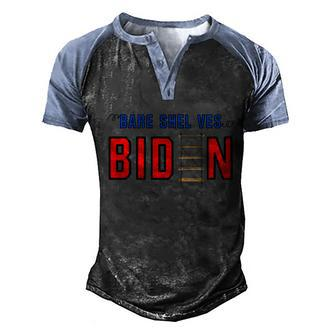 Funny Anti Biden Fjb Biden Dementia Biden Sleepy Joe Biden Chant Men's Henley Shirt Raglan Sleeve 3D Print T-shirt - Monsterry