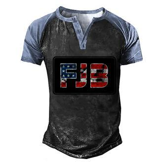 Funny Anti Biden Fjb Biden F Joe Biden Sleepy Joe Men's Henley Shirt Raglan Sleeve 3D Print T-shirt - Monsterry