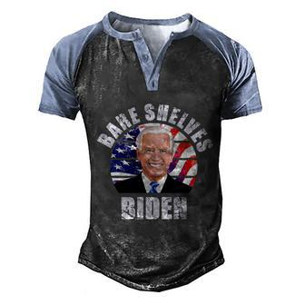 Funny Anti Biden Fjb Biden Funny Biden F Joe Biden Poopypants Men's Henley Shirt Raglan Sleeve 3D Print T-shirt - Monsterry UK