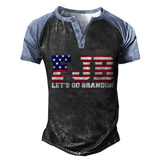 Funny Anti Biden Fjb Lets Go Brandon Lets Go Brandon Joe Biden Chant Men's Henley Shirt Raglan Sleeve 3D Print T-shirt - Monsterry DE