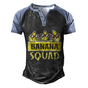 Funny Banana Squad That’S Bananas Halloween Costume Graphic Design Printed Casual Daily Basic Men's Henley Shirt Raglan Sleeve 3D Print T-shirt - Thegiftio UK