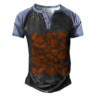 Funny Giraffe Print Gift Pattern Trick Or Treat Jungle Animals Gift Graphic Design Printed Casual Daily Basic Men's Henley Shirt Raglan Sleeve 3D Print T-shirt - Thegiftio UK