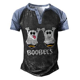 Funny Halloween Cute Boo Bees Halloween Boo Funny Graphic Design Printed Casual Daily Basic Men's Henley Shirt Raglan Sleeve 3D Print T-shirt - Thegiftio UK