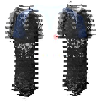 Funny Halloween Friends Halloween Horror Graphic Design Printed Casual Daily Basic Men's Henley Shirt Raglan Sleeve 3D Print T-shirt - Thegiftio